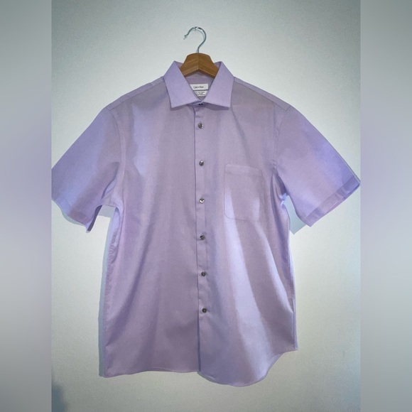 Calvin Klein Short Sleeve Button Up Shirt - Picture 2 of 12